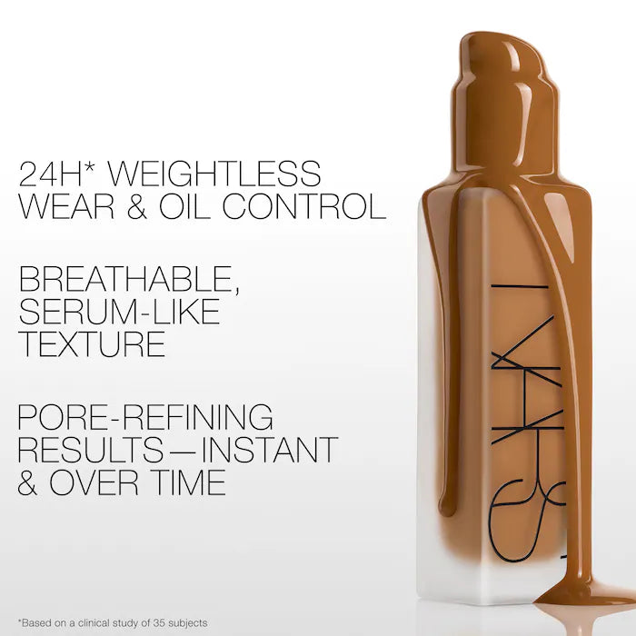 NARS 
Natural Matte Longwear Pore Blurring Medium-to-Full Coverage Foundation