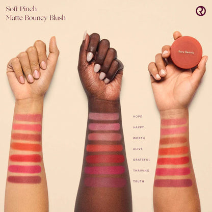 Rare Beauty by Selena Gomez 
Soft Pinch Matte Bouncy Blush