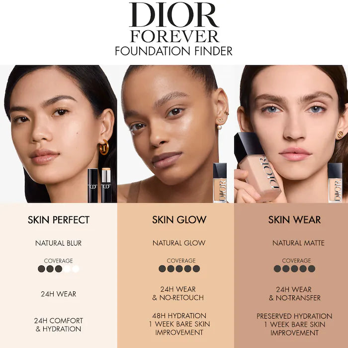 DIOR 
Forever Skin Glow Liquid Foundation 24HR Wear
