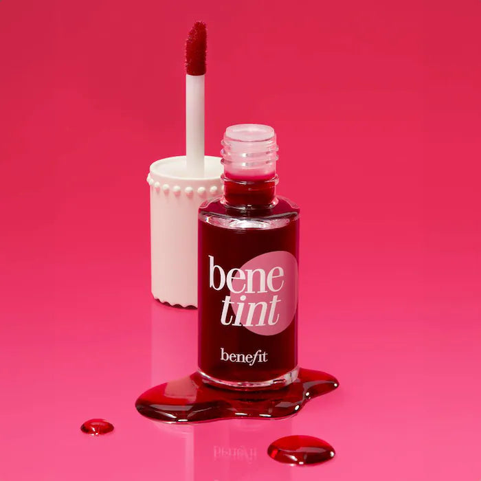 Benefit Cosmetics 
Benetint Liquid Lip + Cheek Blush Stain