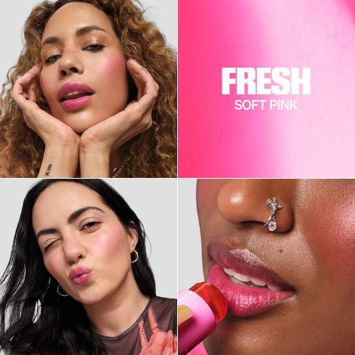 MILK MAKEUP 
Cooling Water Jelly Tint Lip + Cheek Blush Stain