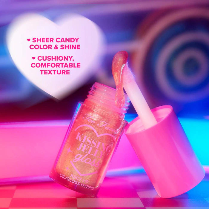 Too Faced 
Kissing Jelly Non-Sticky Lip Oil Gloss