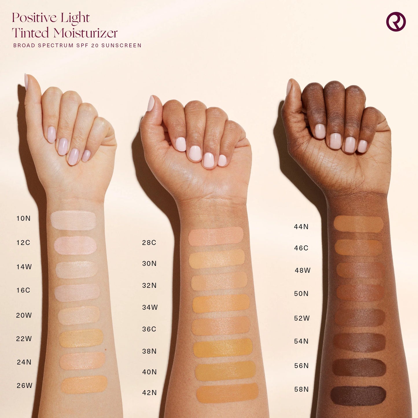 Positive Light Tinted Moisturizer Broad Spectrum Spf 20 Sunscreen (Humectante Con Color)