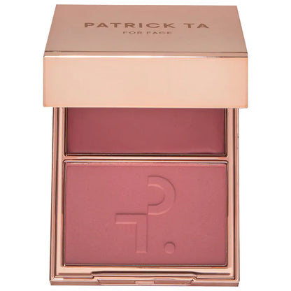 PATRICK TA 
Major Headlines Double-Take Crème & Powder Blush Duo