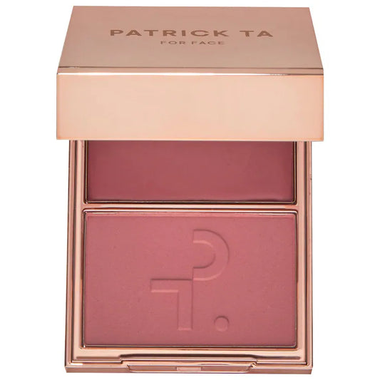 PATRICK TA 
Major Headlines Double-Take Crème & Powder Blush Duo
