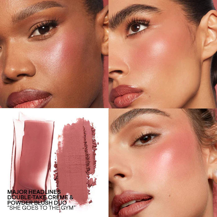 PATRICK TA 
Major Headlines Double-Take Crème & Powder Blush Duo