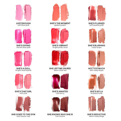 PATRICK TA 
Major Headlines Double-Take Crème & Powder Blush Duo