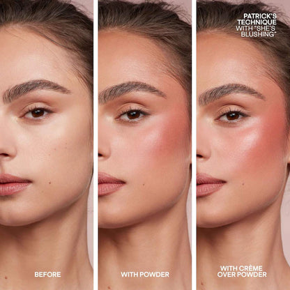PATRICK TA 
Major Headlines Double-Take Crème & Powder Blush Duo