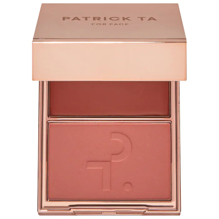 PATRICK TA 
Major Headlines Double-Take Crème & Powder Blush Duo