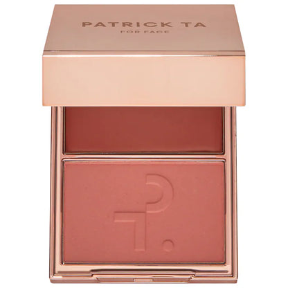 PATRICK TA 
Major Headlines Double-Take Crème & Powder Blush Duo