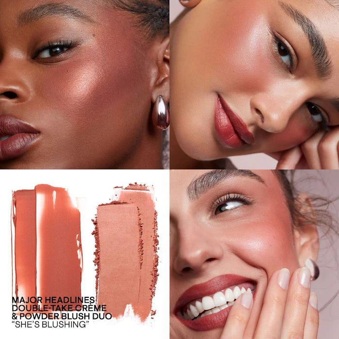 PATRICK TA 
Major Headlines Double-Take Crème & Powder Blush Duo