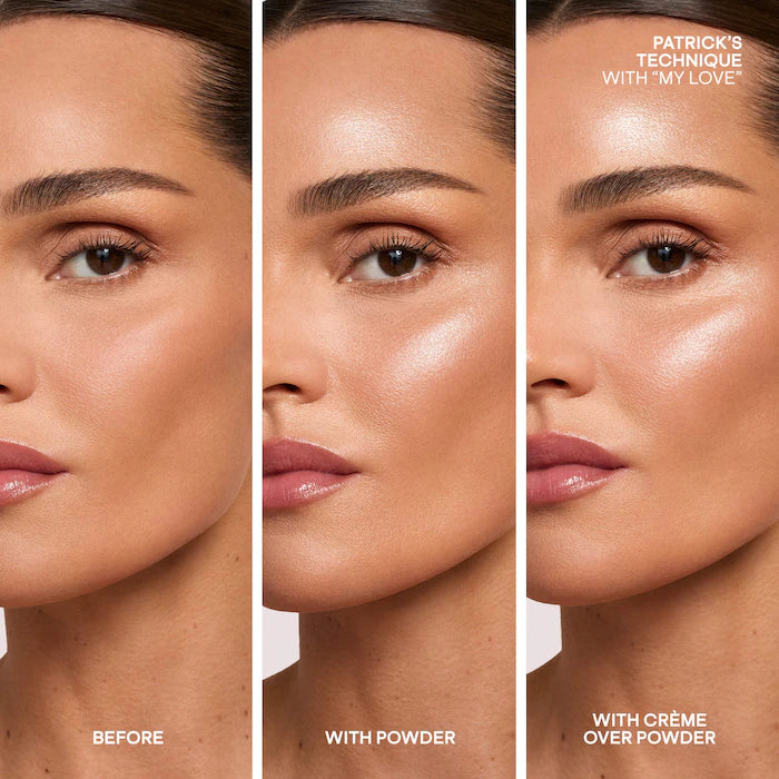 PATRICK TA 
Major Glow Creme & Powder Light Reflecting Translucent Highlighter Duo