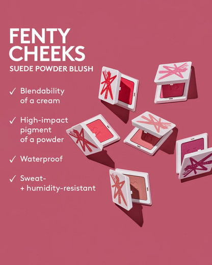 FENTY BEAUTY

Fenty Cheeks Suede Powder Blush (Rubor Para Mejillas)