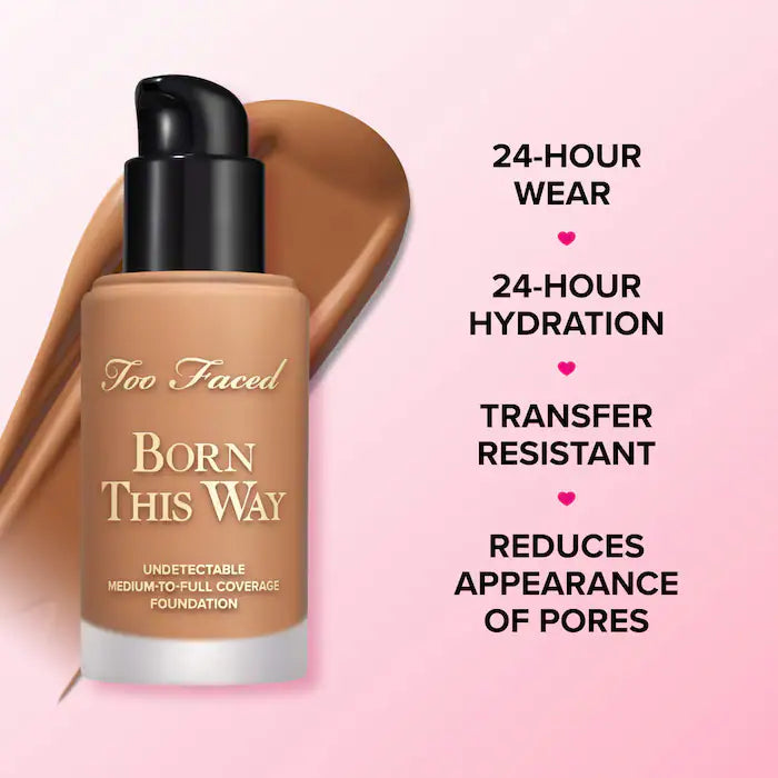 Too Faced 
Born This Way Undetectable Medium-To-Full Coverage Foundation