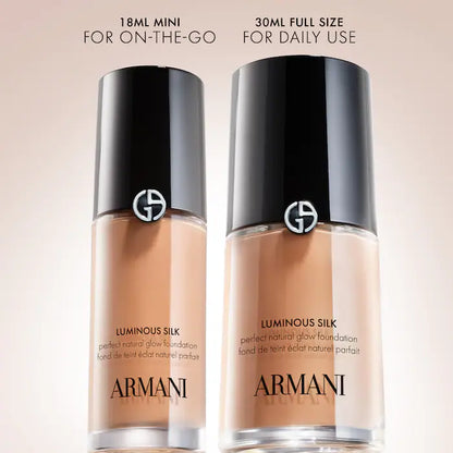 Armani Beauty 
Mini Luminous Silk Natural Glow Blurring Liquid Foundation with 24HR Wear