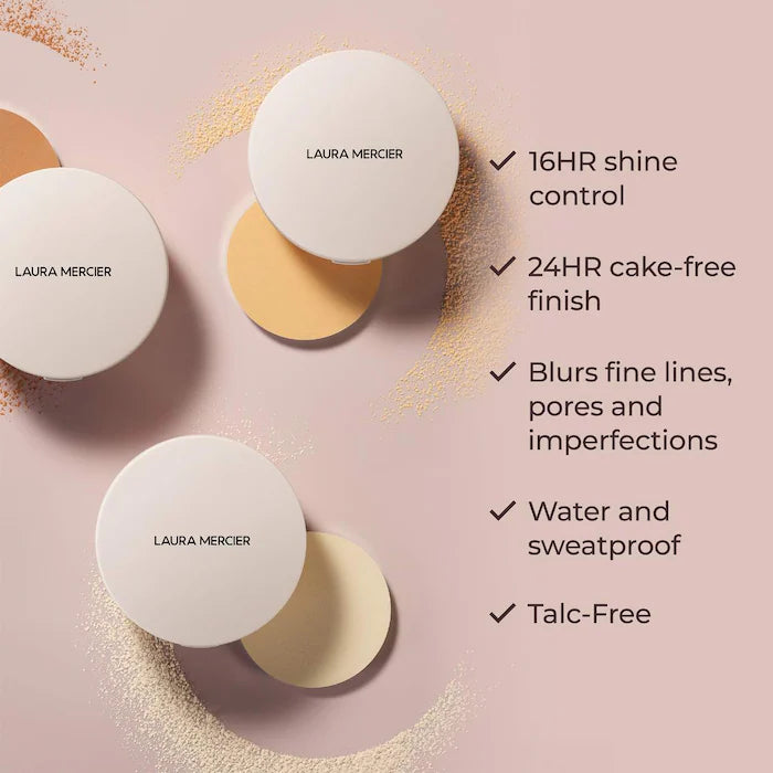 Laura Mercier 
Ultra-Blur Talc-Free Waterproof Translucent Pressed Setting Powder