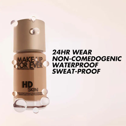 MAKE UP FOR EVER 
HD Skin Long-Lasting Waterproof Natural Matte Foundation