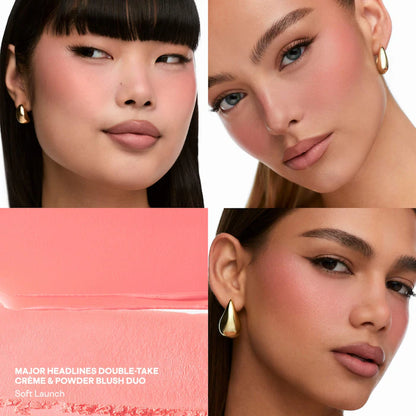 PATRICK TA 
Major Headlines Double-Take Crème & Powder Blush Duo
